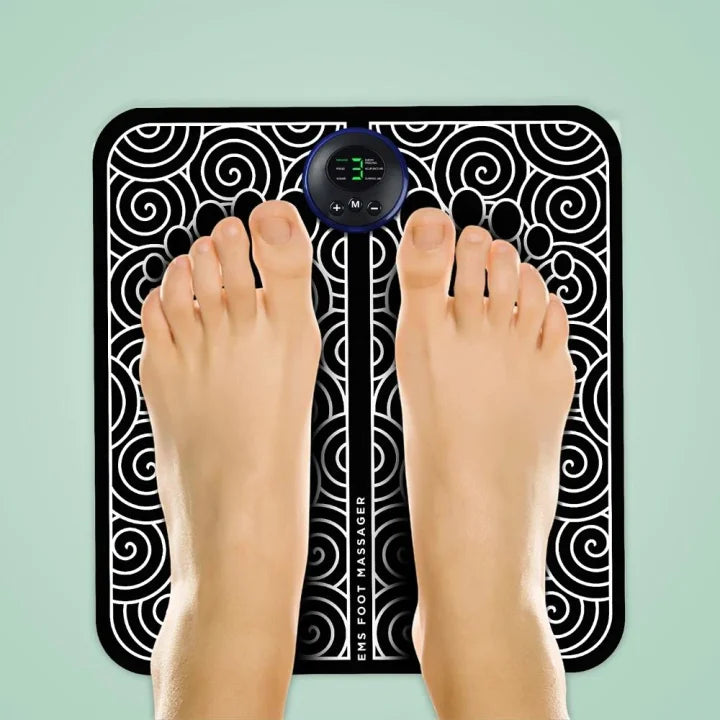 ReliefPad™ – ¡La innovadora masajeador de pies EMS para un alivio instantáneo!