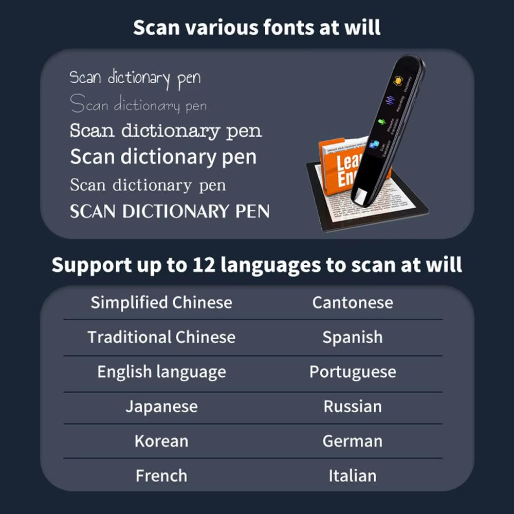 Lápiz de traducción inteligente