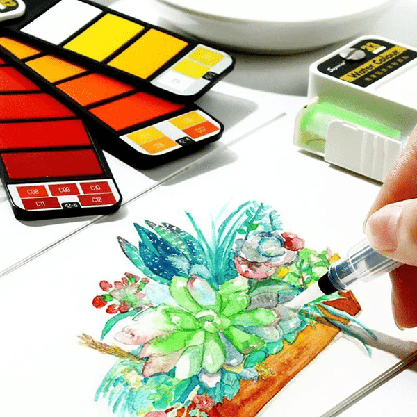 WaterColorPro™ – Set de acuarelas de viaje compacto para creativos | 50% DESCUENTO