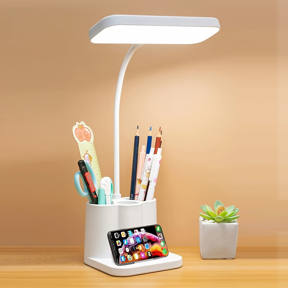 Lámpara de Escritorio LED Recargable y Ajustable – Perfecta para Leer y Trabajar