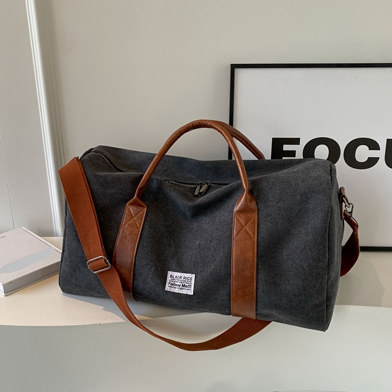 LUXIBAG - Bolsa de Viaje de Gran Capacidad con Estilo Vintage y Lavado, Organizador Multiusos