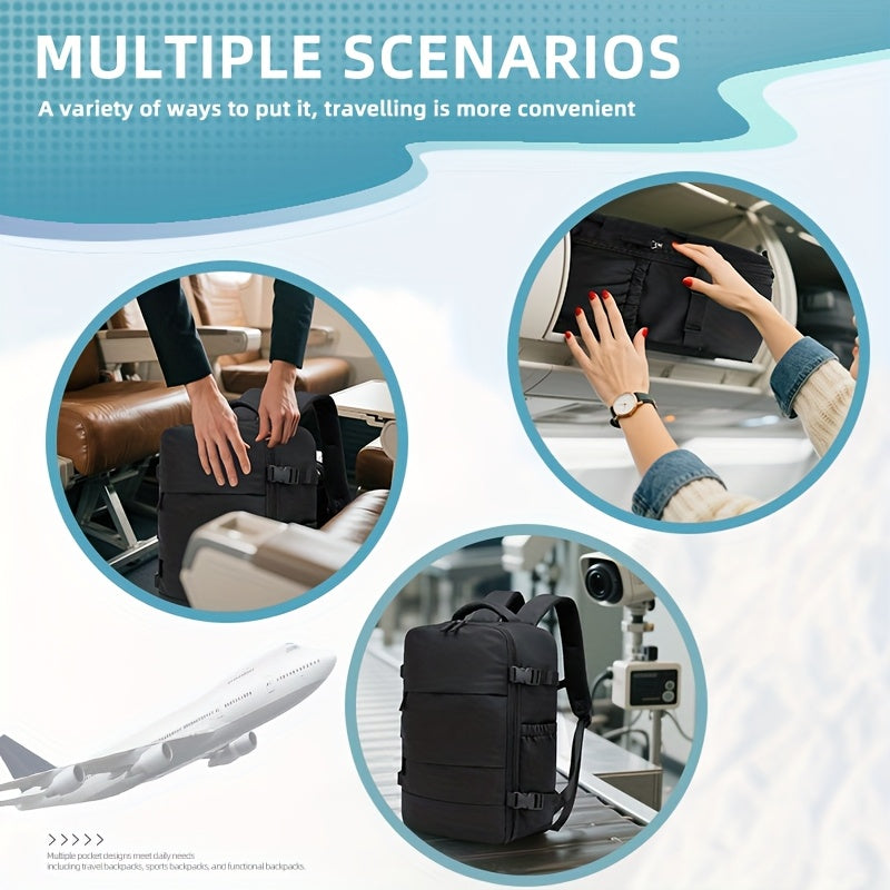 PACKSMART - Conjunto de Mochilas de Vacío para Viajes para Hombres, Mujeres y Estudiantes