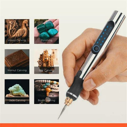 Lápiz de Grabado Manual para Madera, Vidrio, Cuero y Piedra - Plástico y Metal Duraderos