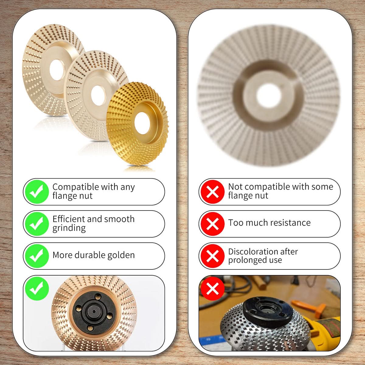 Kit de disco para tallado en madera – Precisión y eficiencia para tus creaciones