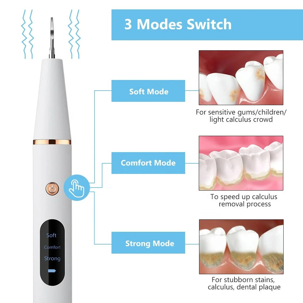 Removedor de Placa Ultrasónico - Dispositivo de Limpieza Dental Profunda