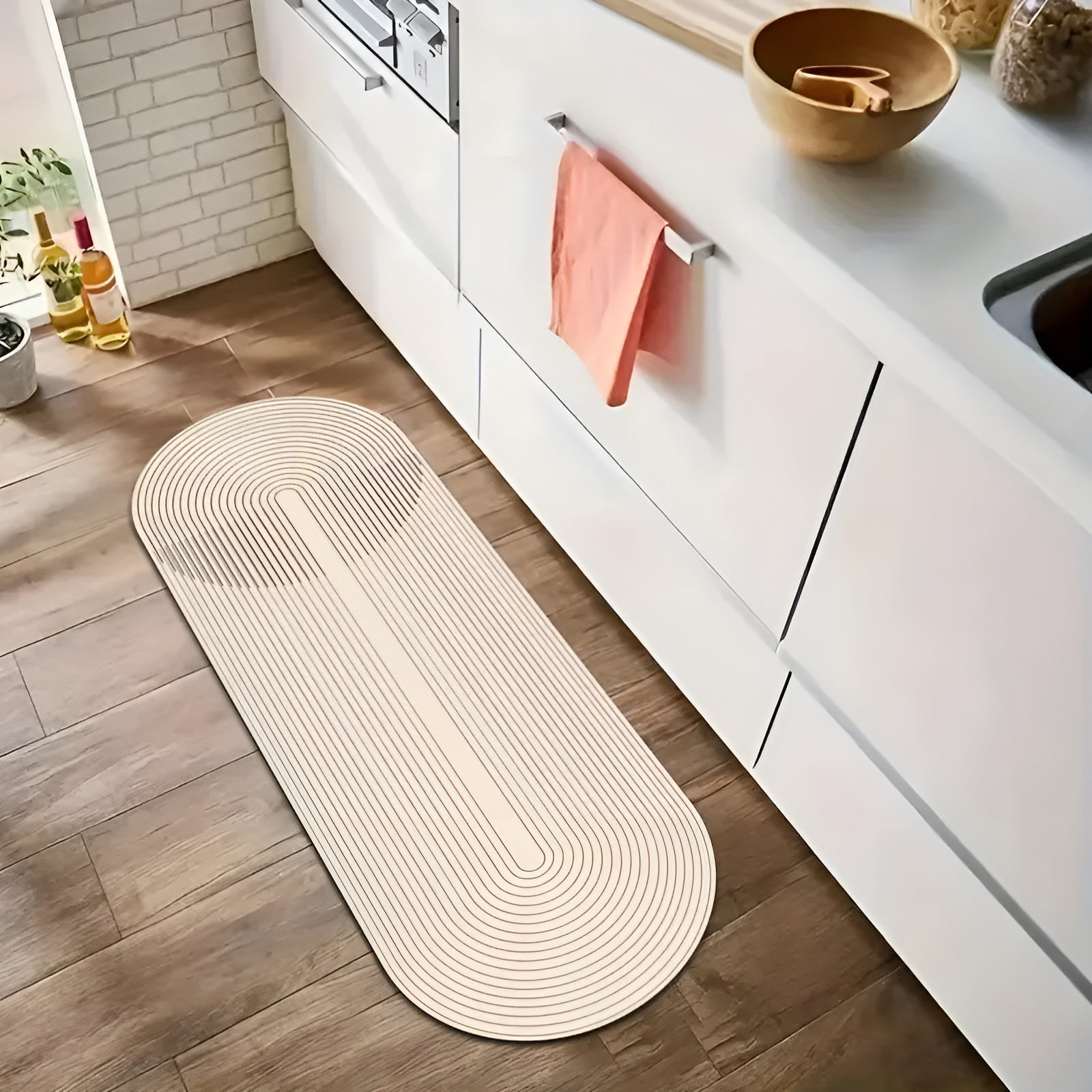 Lisslune | Alfombrilla de baño de diatomita AquaStone – Ultra absorbente, antideslizante y suave