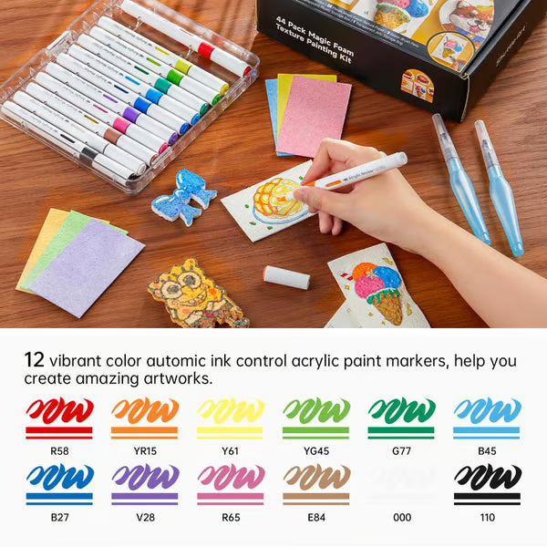 MagicFoam™ – Set de Pintura con Estructura 3D | 50% de Descuento