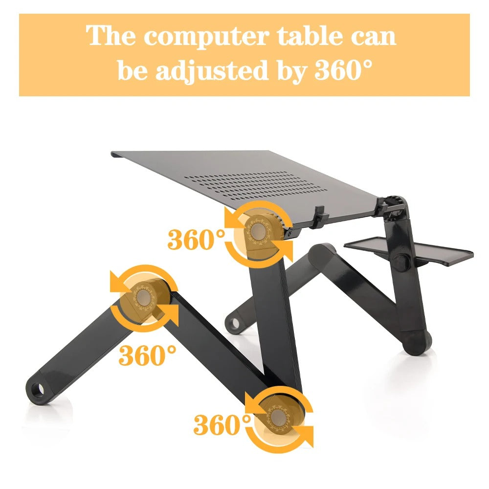 Soporte Ergonómico Ajustable para Portátiles para Uso en Casa y Oficina