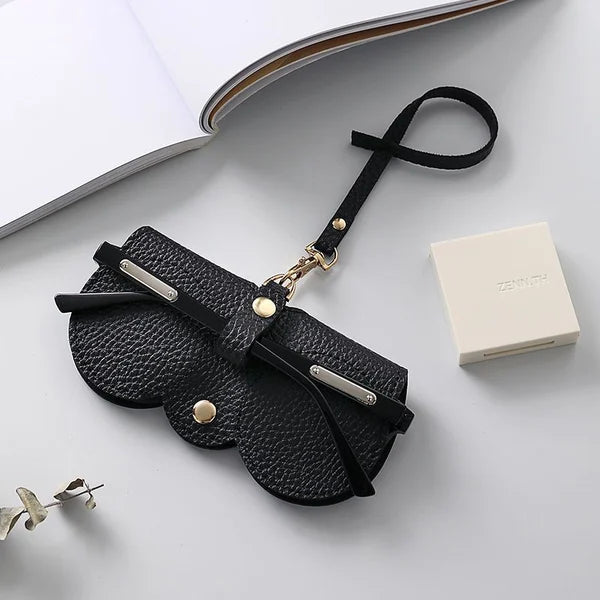 Estuche para gafas de sol ShadeShield de cuero suave