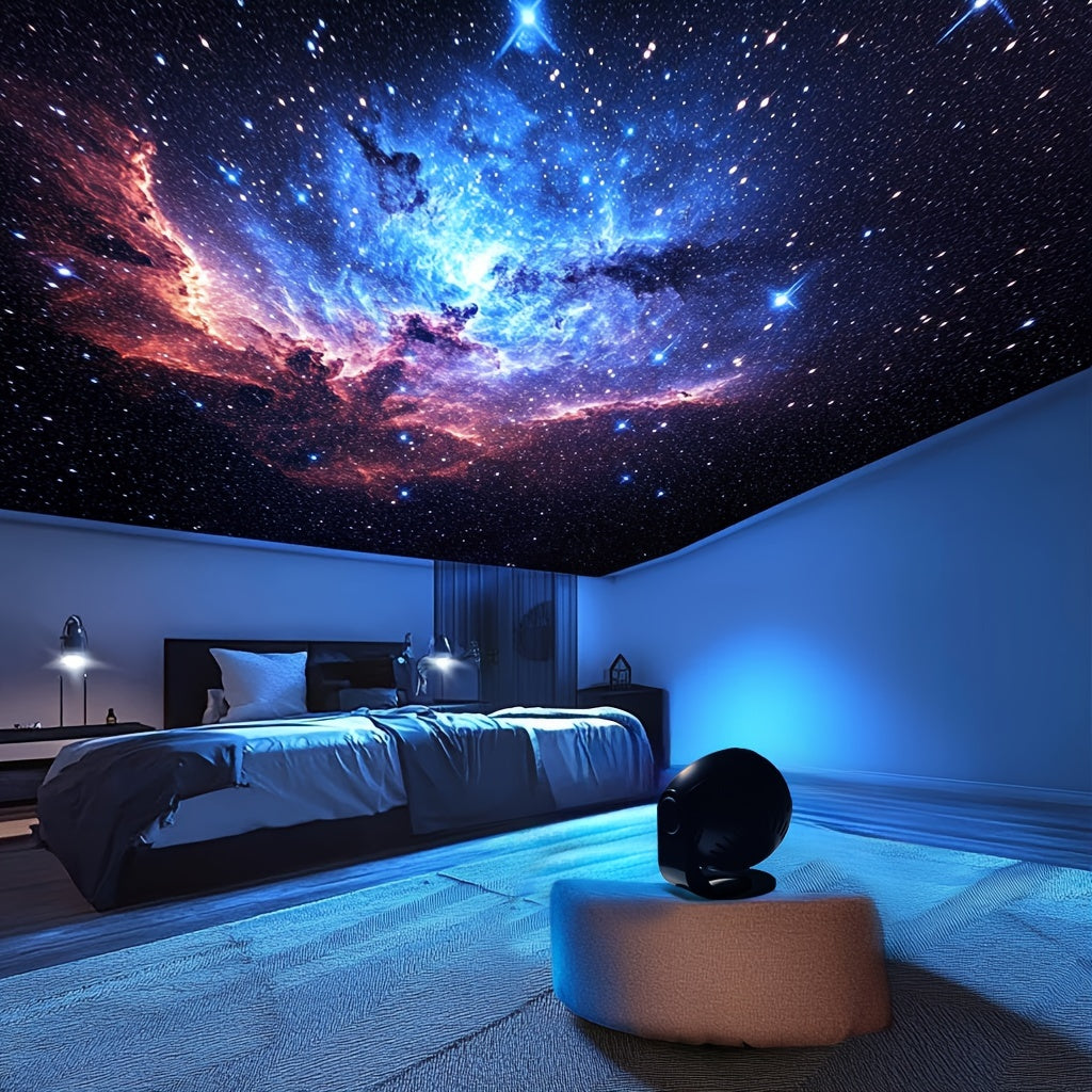 Proyector de Estrellas Galaxy – Impresionante Proyección Espacial LED con Función de Temporizador