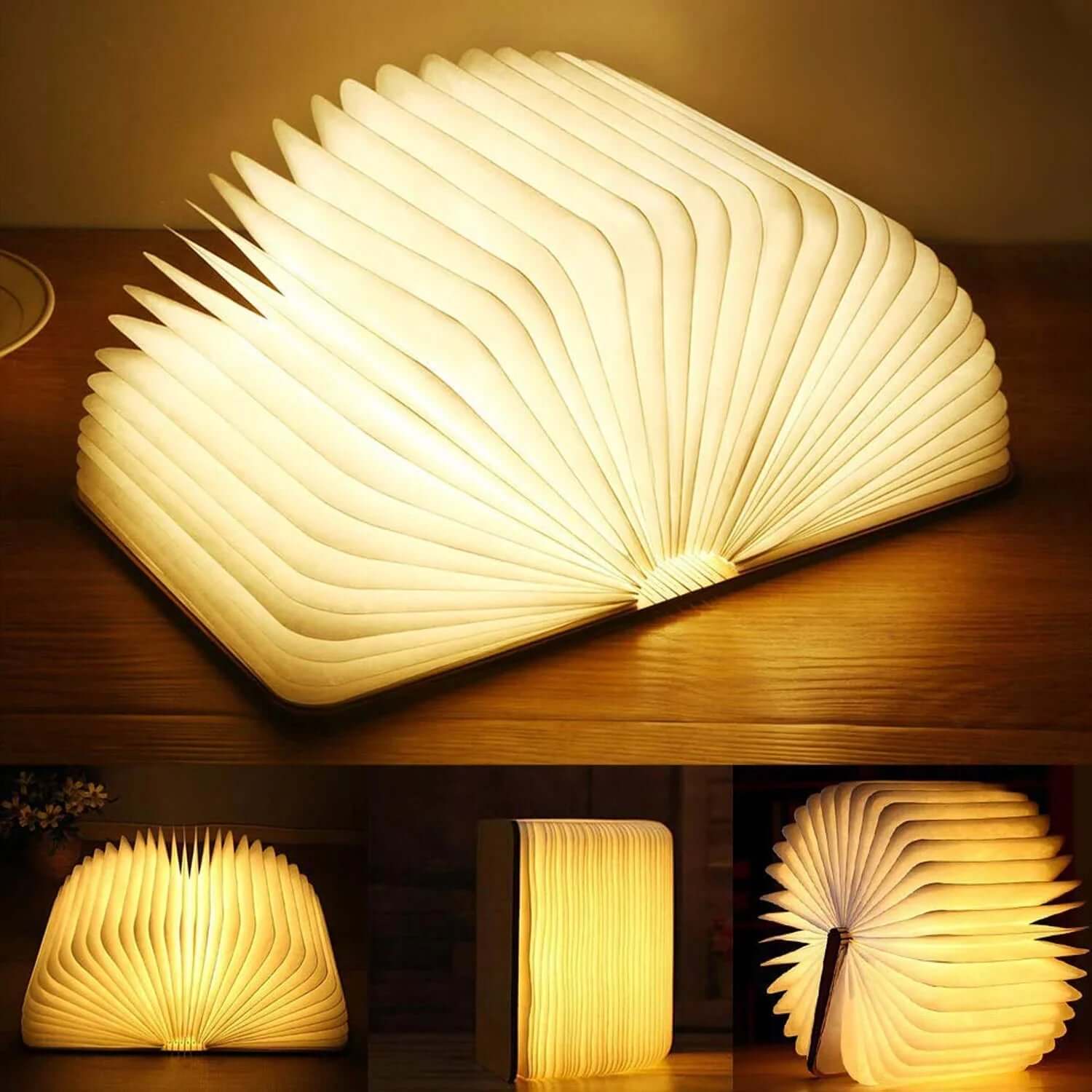 Lámpara de Mesa LED – Iluminación Mágica y Acogedora