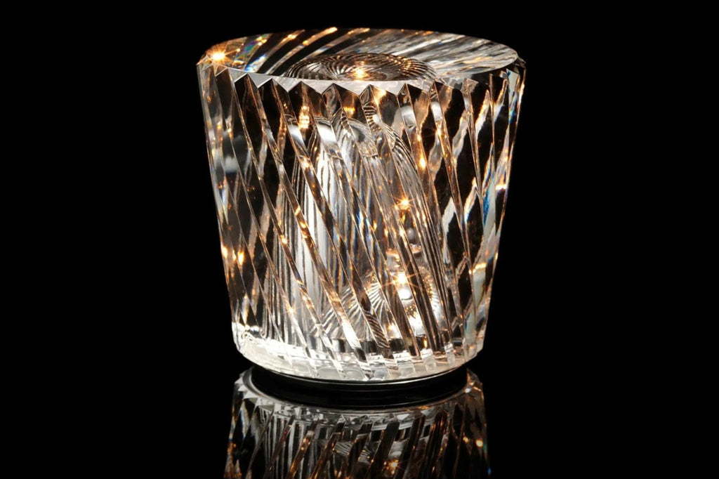 Lisslune | Lámpara de Mesa Recargable de Cristal de Diamante Luxe - Lumière Diamant