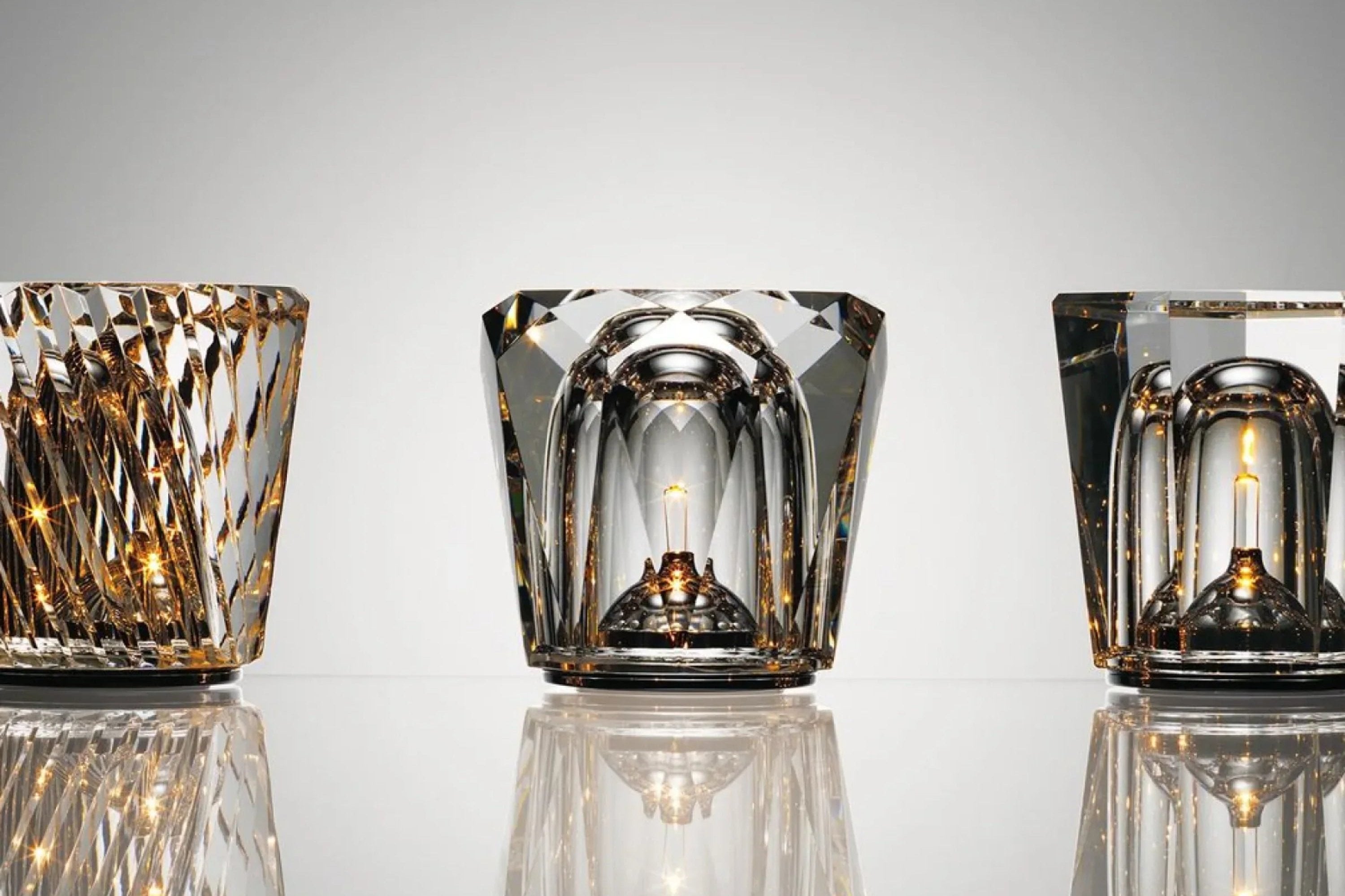 Lisslune | Lámpara de Mesa Recargable de Cristal de Diamante Luxe - Lumière Diamant