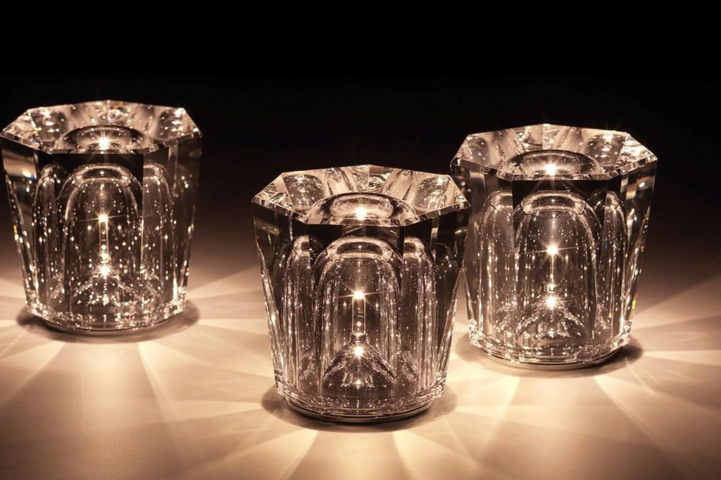 Lisslune | Lámpara de Mesa Recargable de Cristal de Diamante Luxe - Lumière Diamant