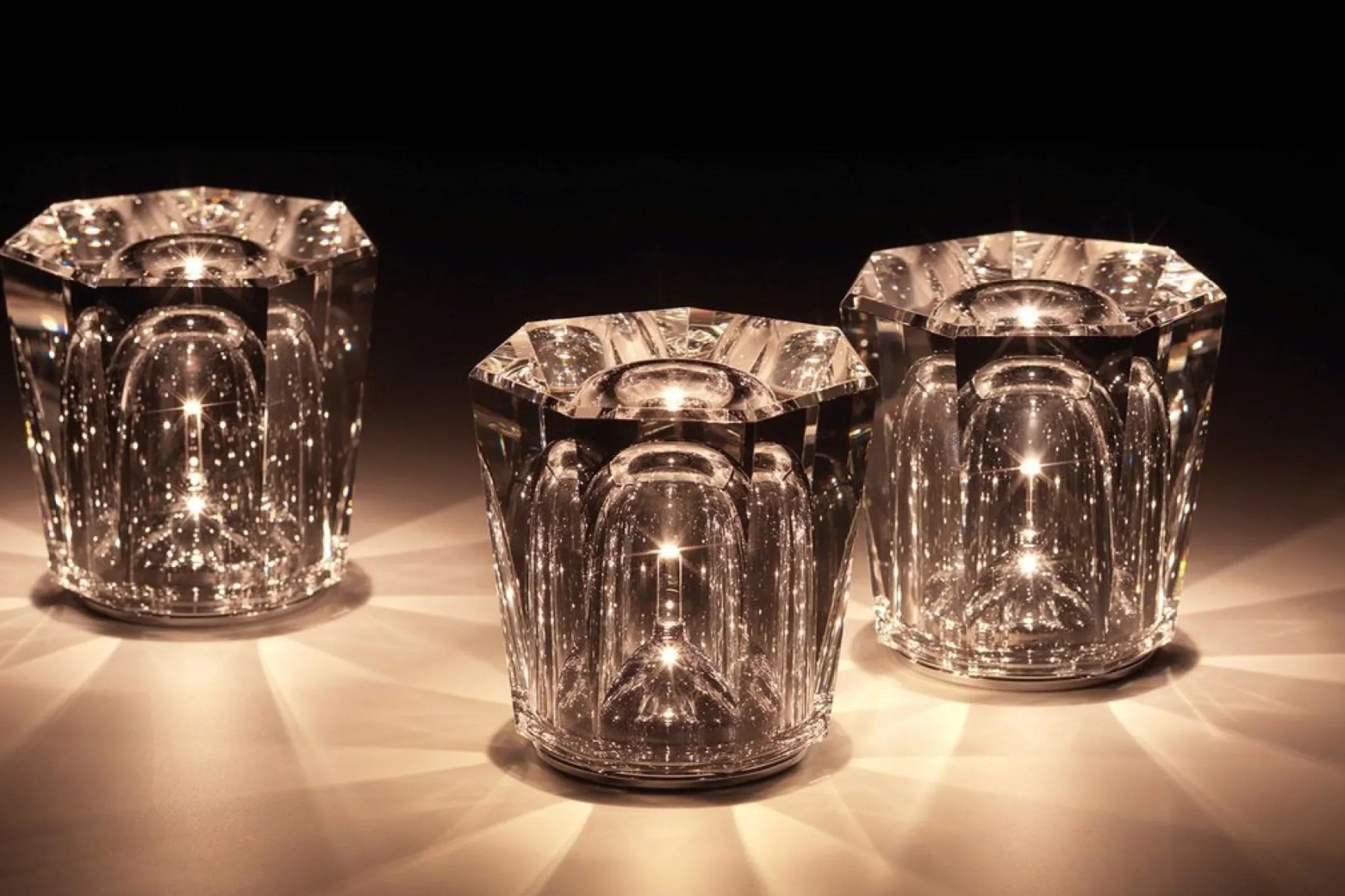 Lisslune | Lámpara de Mesa Recargable de Cristal de Diamante Luxe - Lumière Diamant