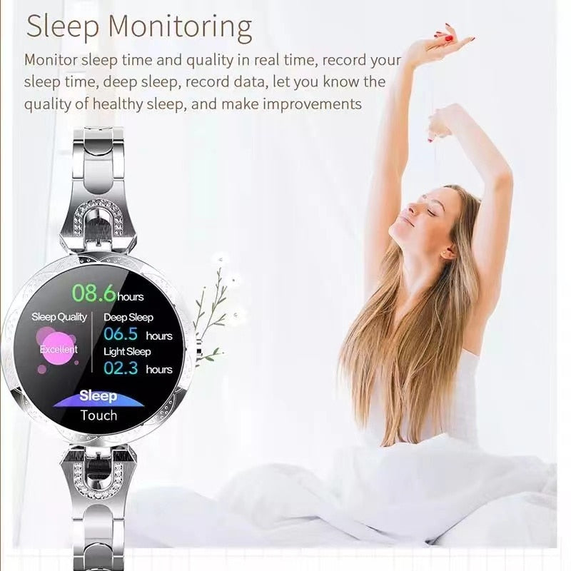 Reloj Inteligente Deportivo Impermeable con Monitoreo de Frecuencia Cardíaca y Sueño