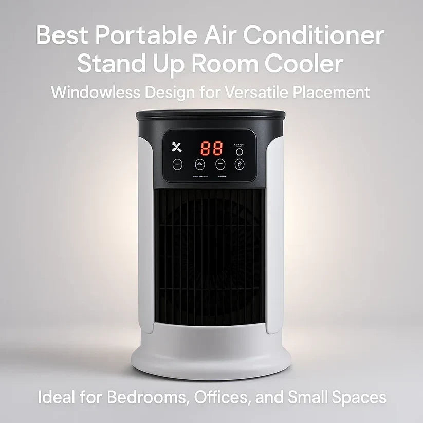 Kalsten | Aire Acondicionado Portátil | Sin Ventanas, Eficiente Energéticamente y Ideal para Uso en Casa y Dormitorios