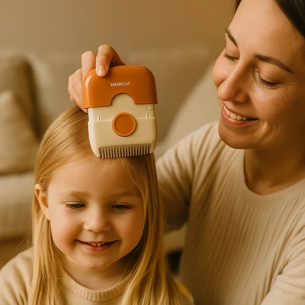 Peine para Cortar Cabello de Niños con Bordes Suaves para un Aseo Suave en Casa