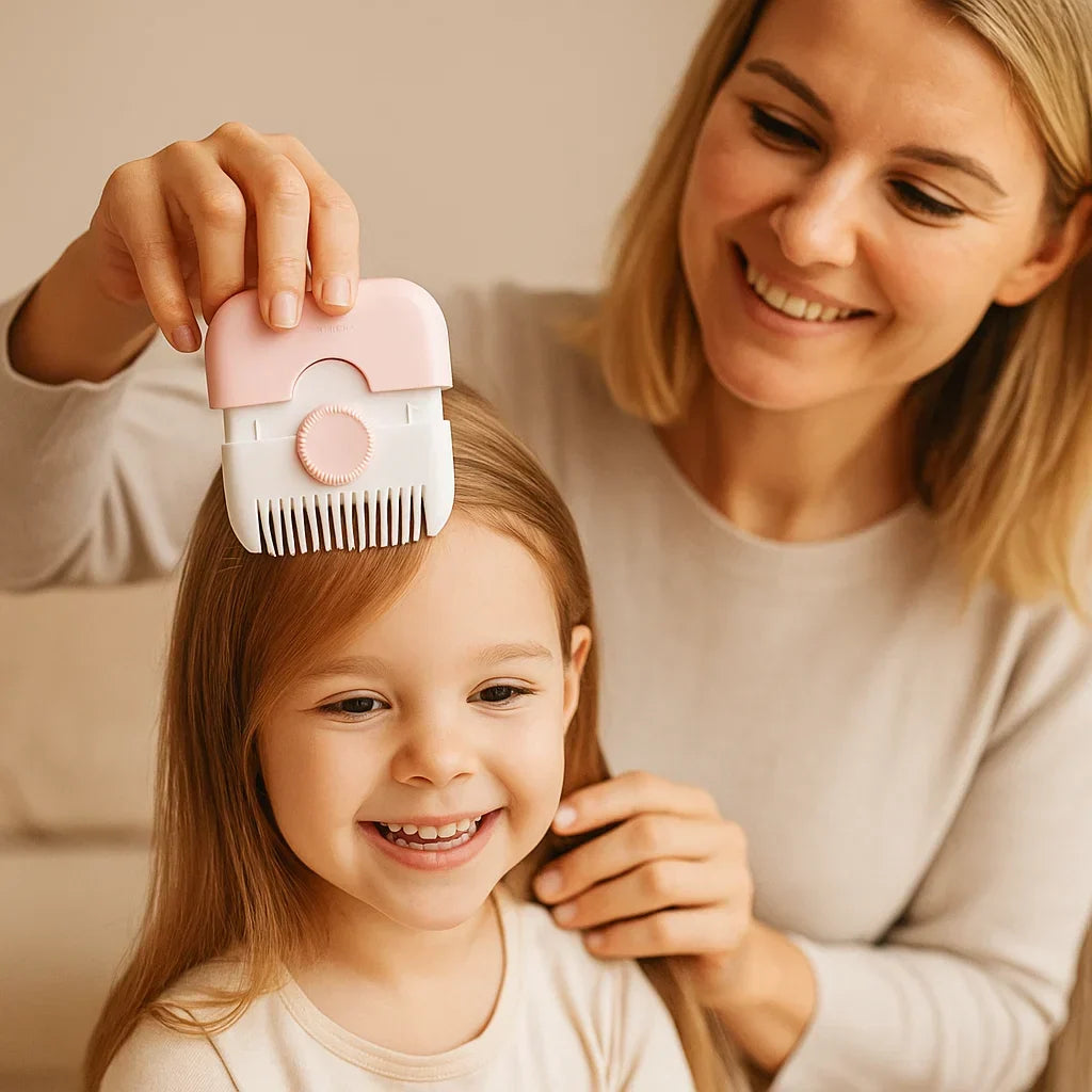 Peine para Cortar Cabello de Niños con Bordes Suaves para un Aseo Suave en Casa