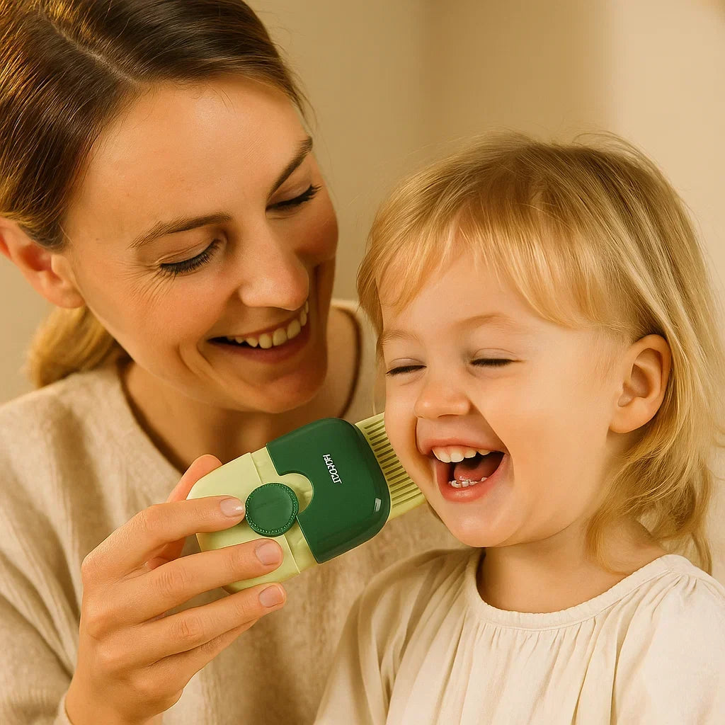 Peine para Cortar Cabello de Niños con Bordes Suaves para un Aseo Suave en Casa