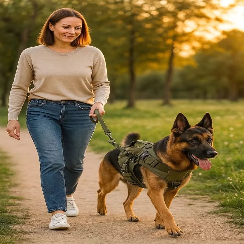 TACTICALK9 – Harnais robuste pour chiens pour un contrôle et un confort maximal