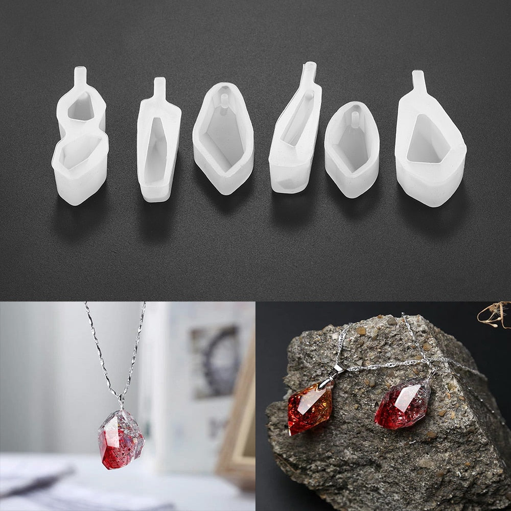 DIY Fabricación de Joyas: Moldes Creativos de Pegamento de Cristal para Creaciones Únicas