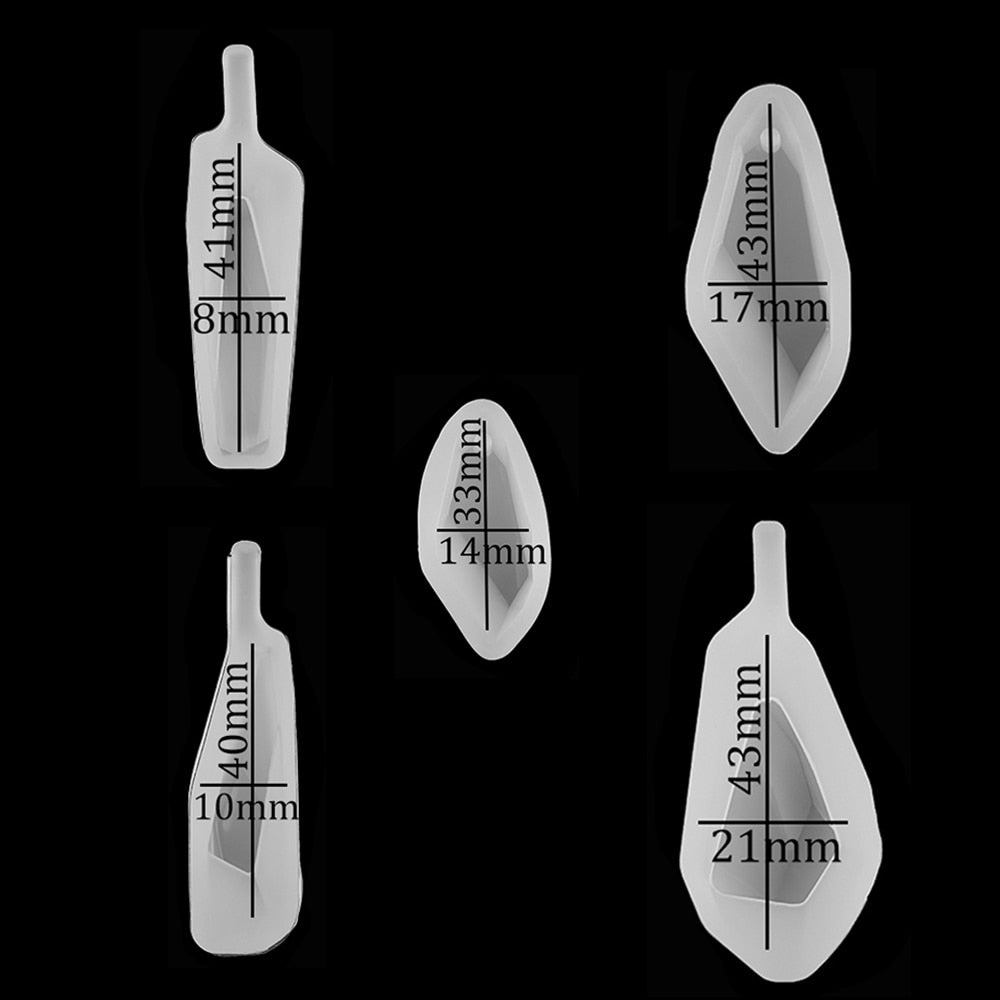 DIY Fabricación de Joyas: Moldes Creativos de Pegamento de Cristal para Creaciones Únicas