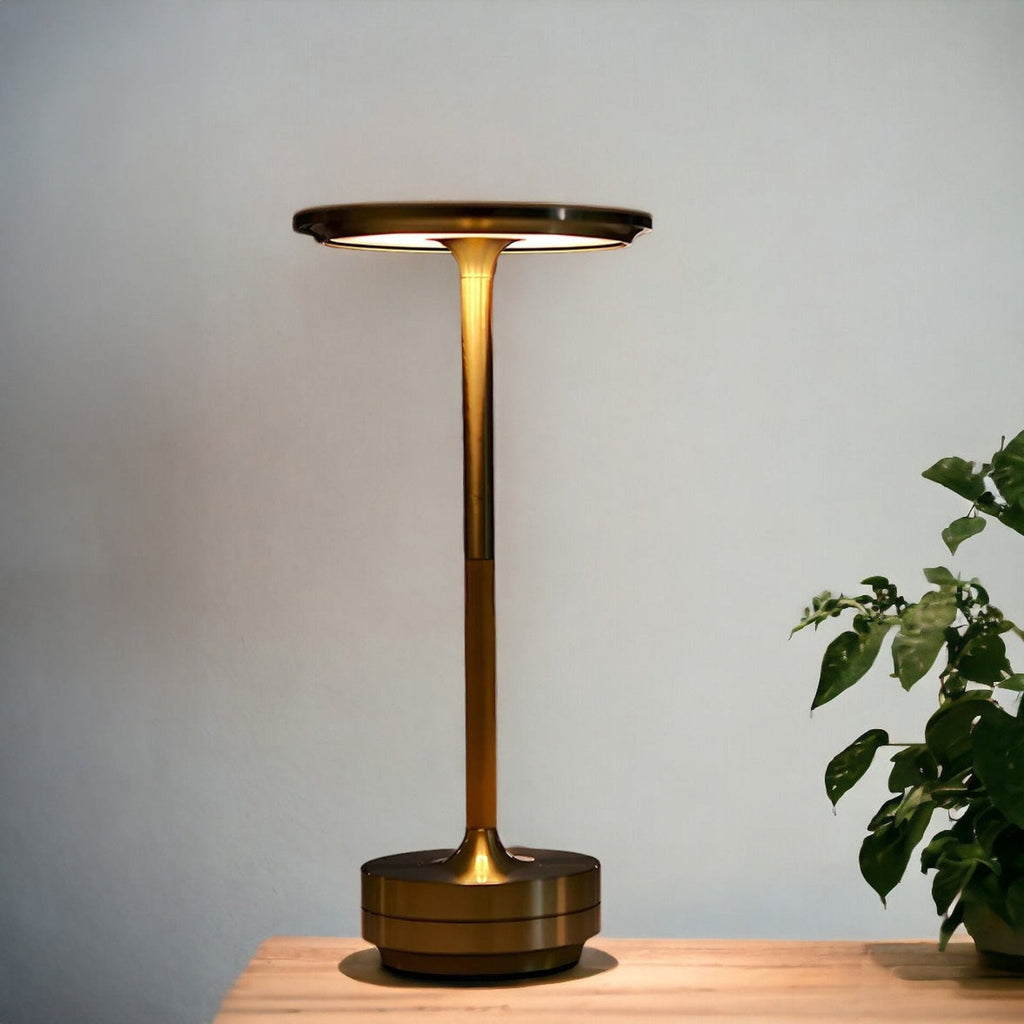 Aura Luxe Lámpara de Mesa – Diseño Moderno con Luz Cálida y Regulable