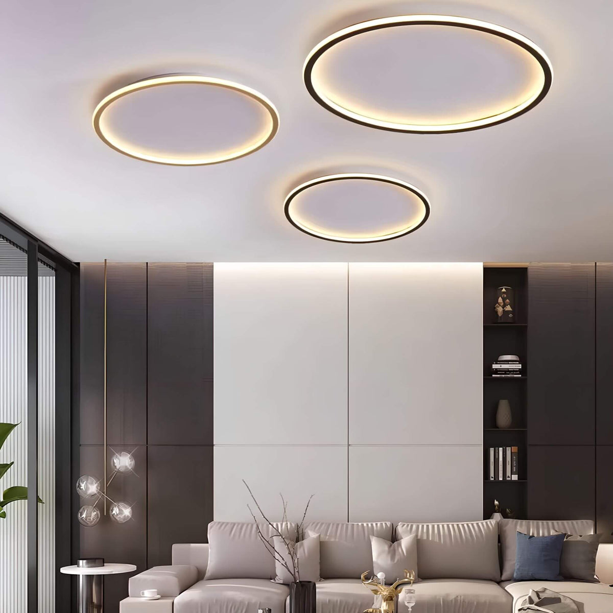 Lámpara de Techo LED Aurora Globe - Iluminación Elegante para Cualquier Espacio