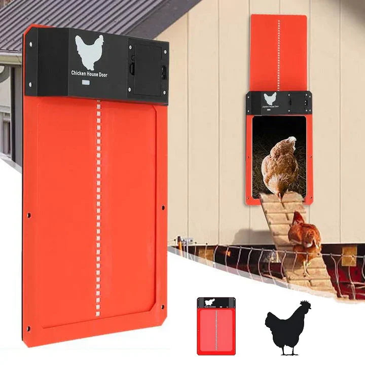 Puerta Automática para Gallinero con Diseño Impermeable
