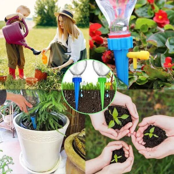 Sistema de Riego por Goteo Automático para Plantas – Hasta 15 Días