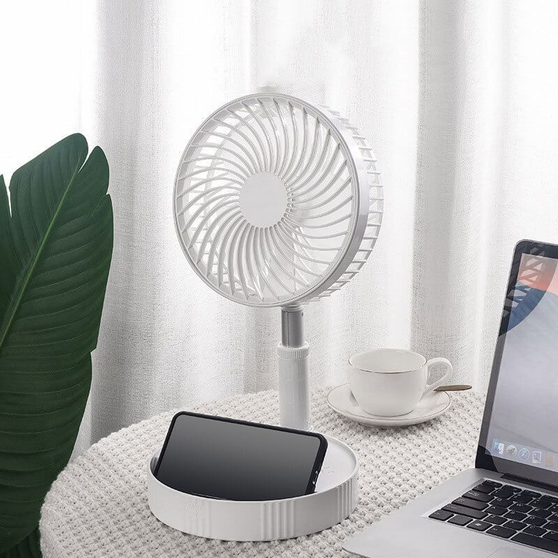 Ventilador Portátil Retráctil para Máximo Confort