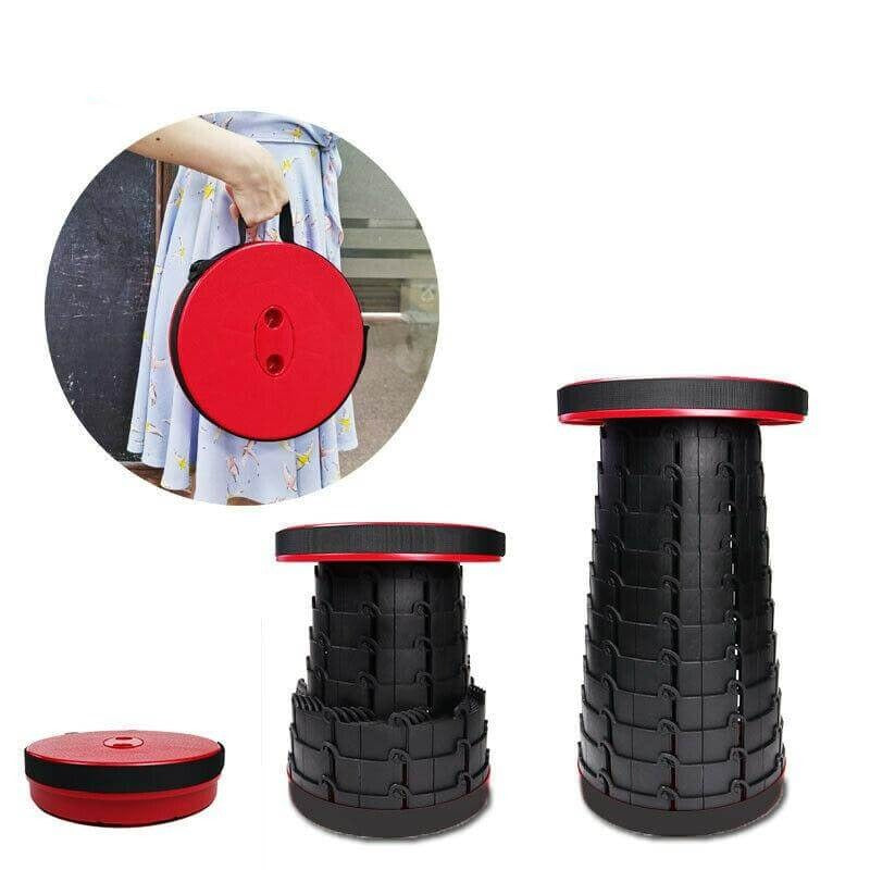 Taburete Plegable y Retráctil para Camping y Uso al Aire Libre