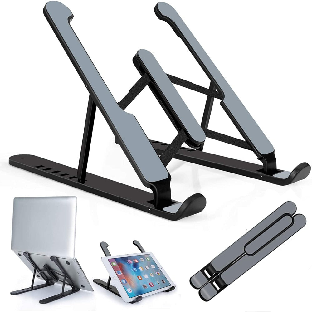 Soporte de Laptop Portátil – Ergonómico y Plegable