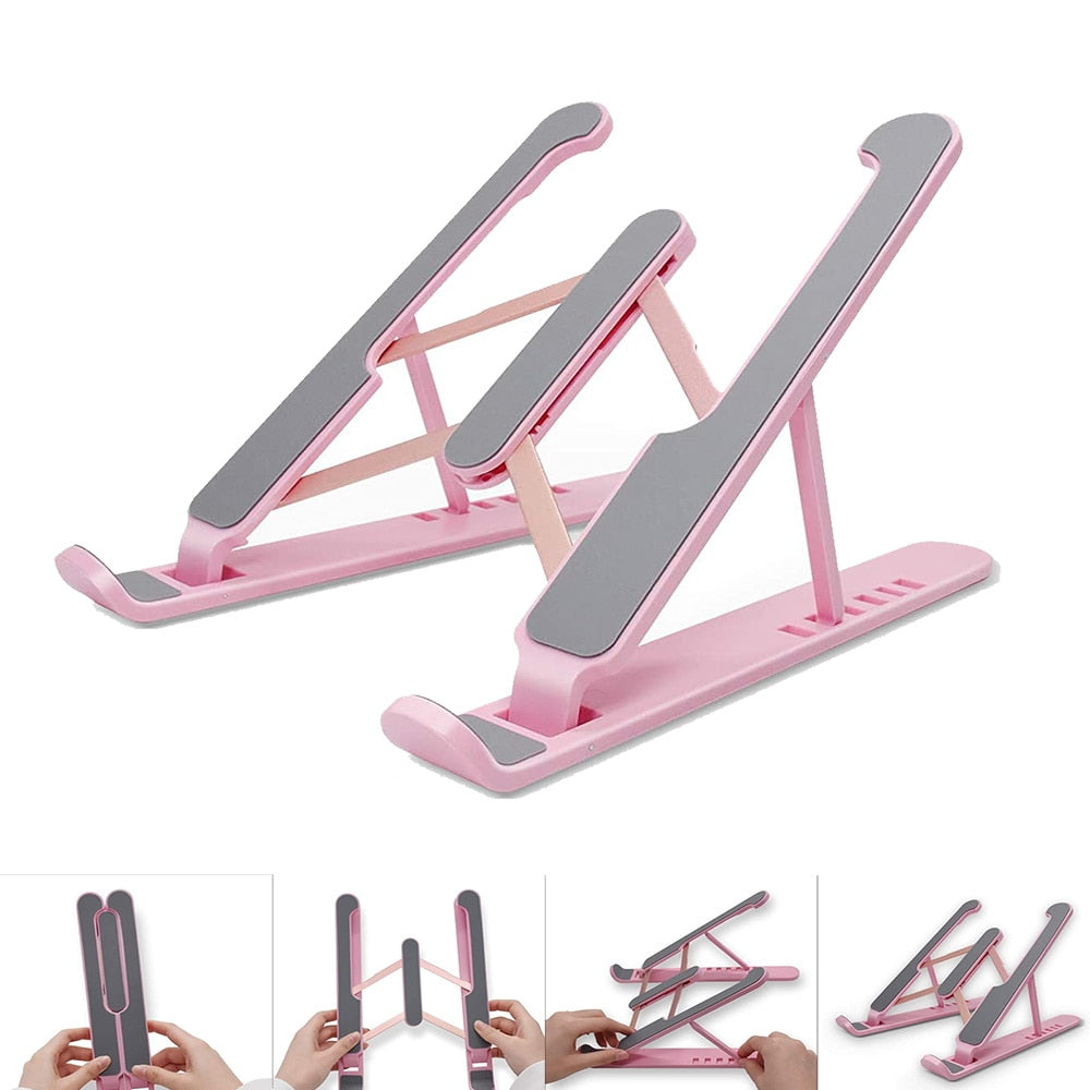 Soporte de Laptop Portátil – Ergonómico y Plegable