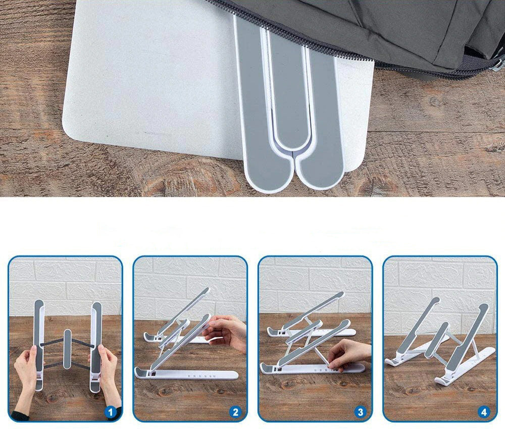 Soporte de Laptop Portátil – Ergonómico y Plegable
