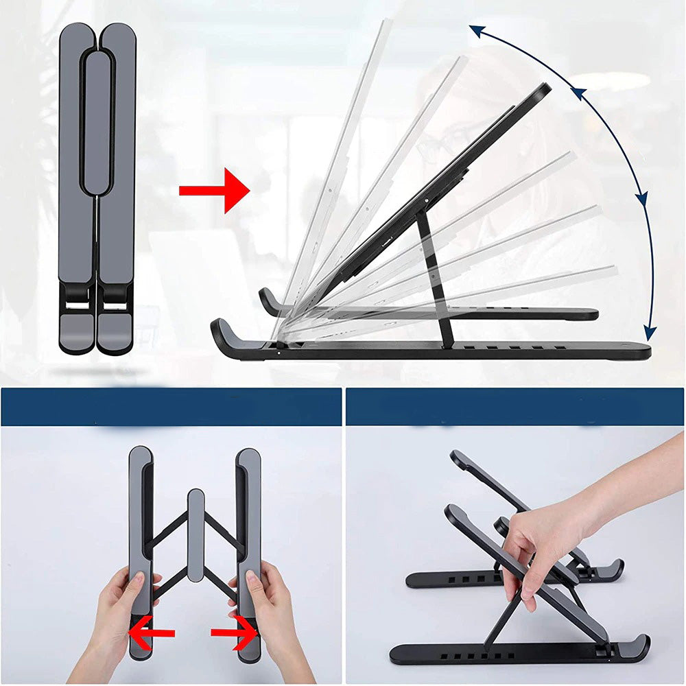 Soporte de Laptop Portátil – Ergonómico y Plegable