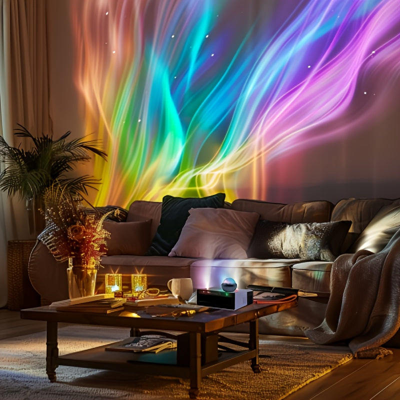 Proyector de Espectáculo de Luz Mágica - Efecto Encantador de Cielo Estrellado Colorido