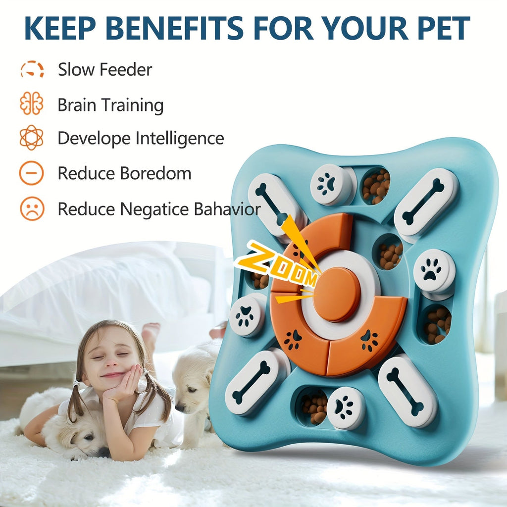PUZZLE BRAINFETCH – Comedero Interactivo de IQ para Perros