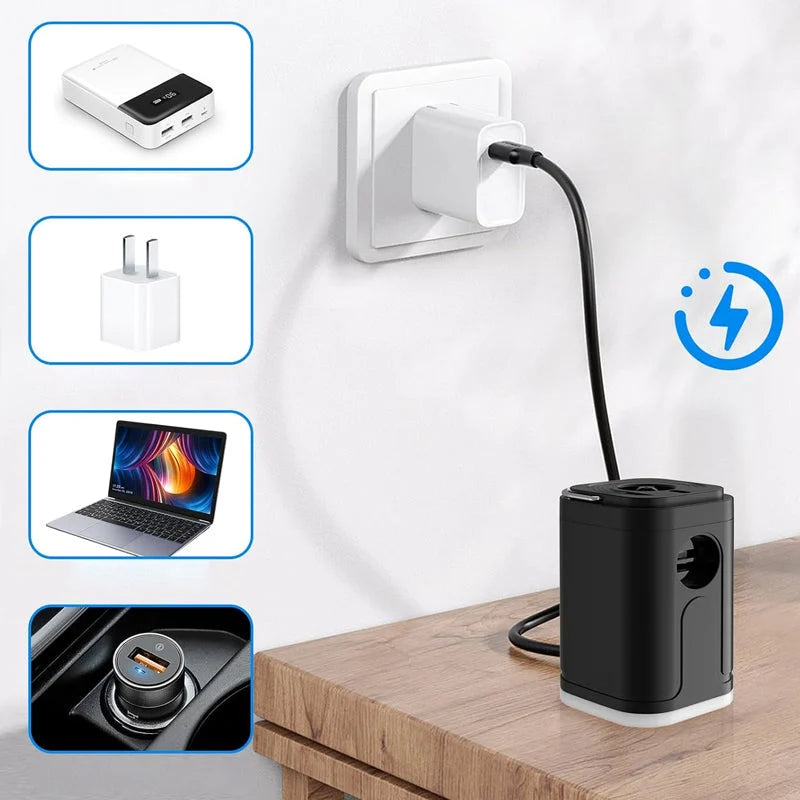 PowerPump Pro — Inflado rápido para movimiento libre