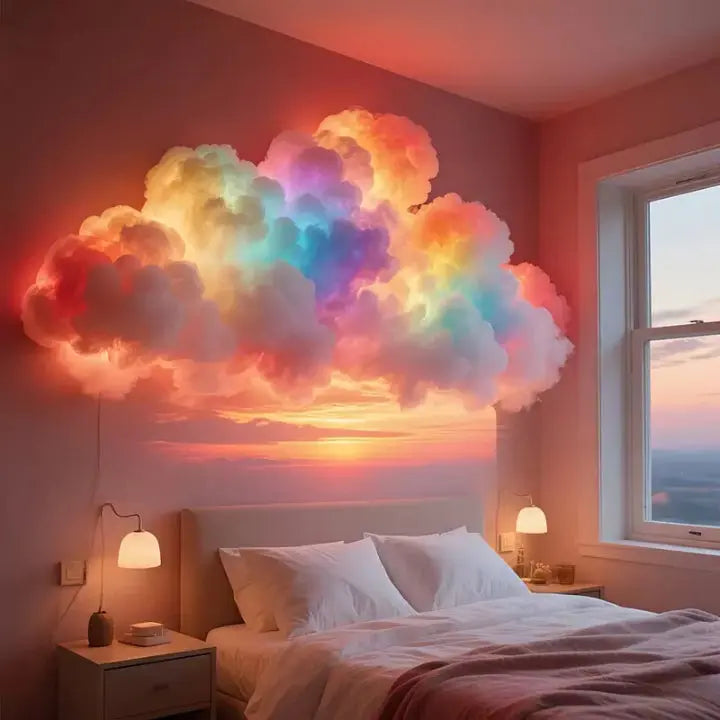 Kalsten | Luz mágica LED en forma de nube — Sumérgete en una tranquilidad mágica y momentos encantadores de bienestar