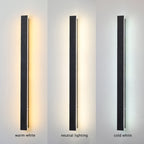 Lámpara de pared LED exterior IP65 – a prueba de agua, regulable y moderna