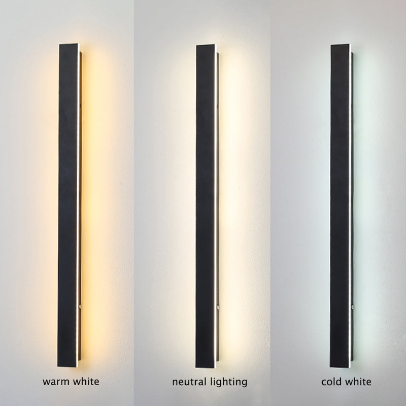 Lámpara de pared LED exterior IP65 – a prueba de agua, regulable y moderna