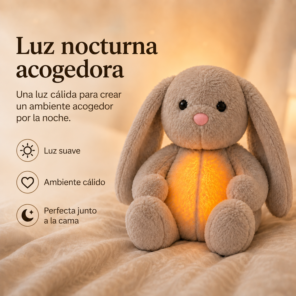 Peluches Relajantes con Respiración y Luz Nocturna - Apaciguador