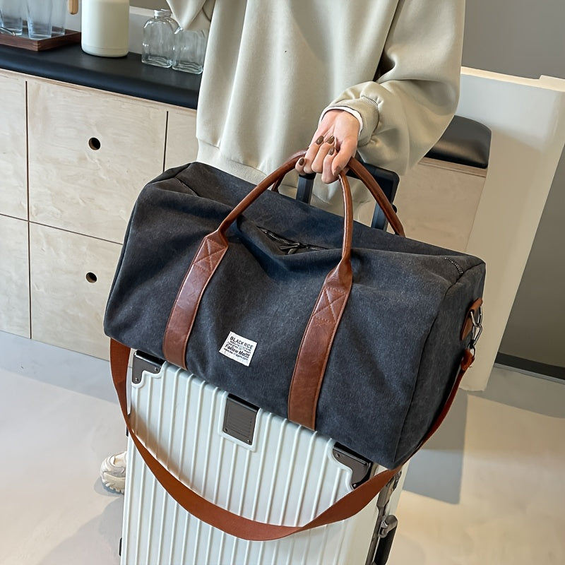 LUXIBAG - Bolsa de Viaje de Gran Capacidad con Estilo Vintage y Lavado, Organizador Multiusos
