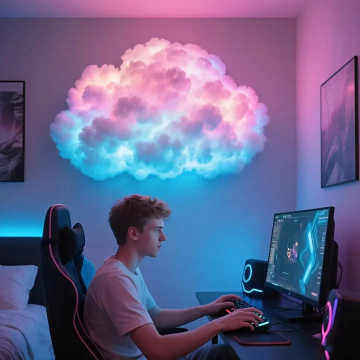 Kalsten | Luz mágica LED en forma de nube — Sumérgete en una tranquilidad mágica y momentos encantadores de bienestar