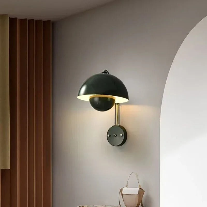 MushroomGlow - Lámpara de pared estilosa para una decoración encantadora