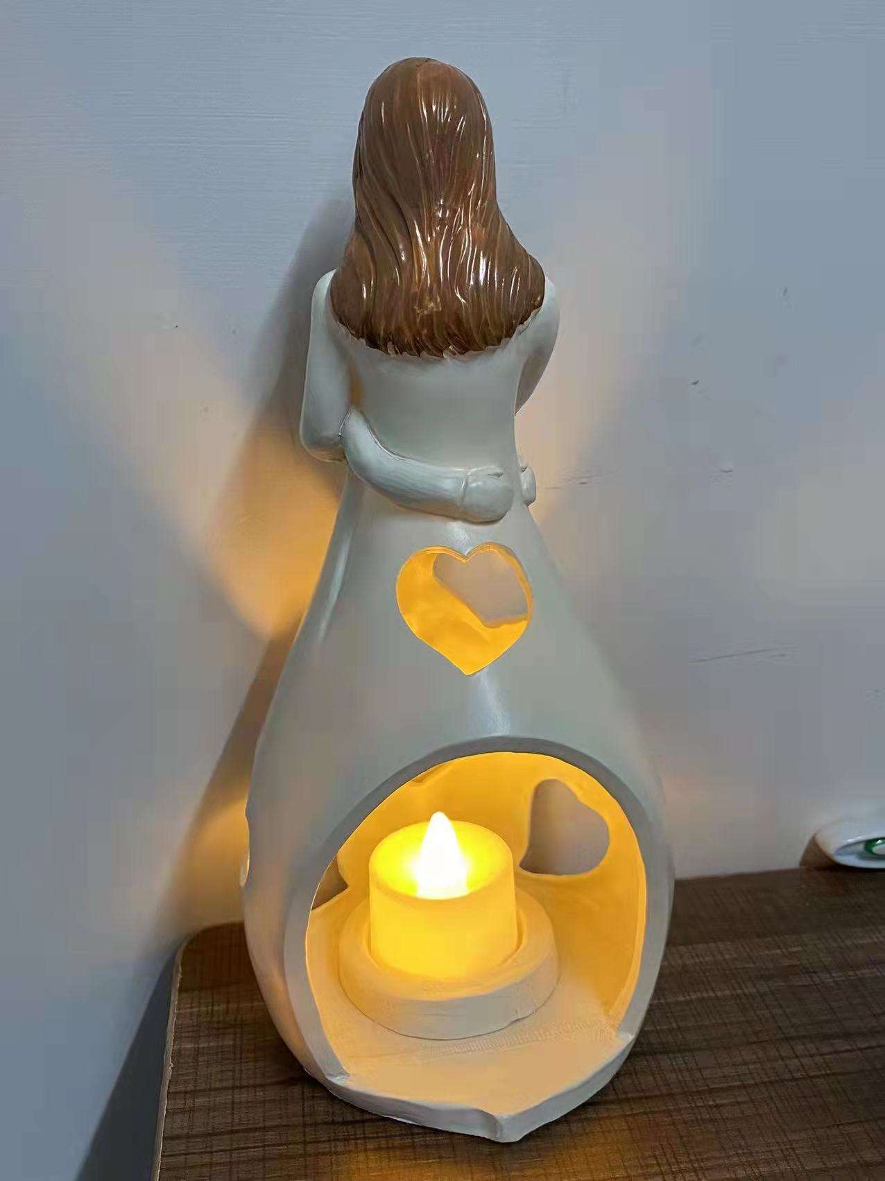 Decoración de luz nocturna LED en forma de corazón