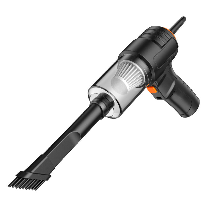 Aspiradora portátil inalámbrica de mano, aspiradora sin cable con succión ciclónica, aspiradora recargable con potente poder de succión adecuada para coches/oficinas/hogares