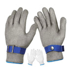 Guantes Protectores de Metal de Malla de Acero Inoxidable